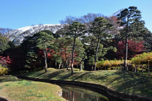 小石川後楽園の風景 小石川後楽園の風景の写真