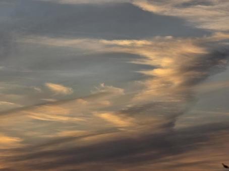 渦巻く雲 渦巻く雲の写真