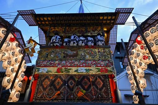 Photo, gion festival, after the sacrifice, kita kannonyama, 