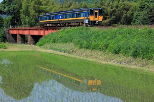 山口線ジーゼル機関車-5 山口線ジーゼル機関車-5 ローカル線,ローカル列車,山口線の写真素材