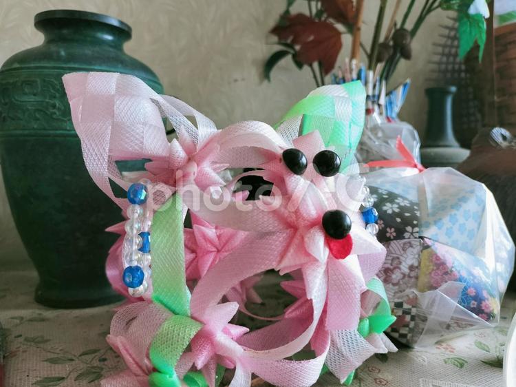 手作りの犬の飾り 手作り,ハンドメイド,人形の写真素材