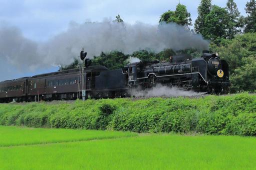 SL山口号_徳佐 7 SL山口号_徳佐 7 sl,山口号,鐵道の写真素材