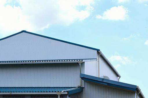 Warehouse/factory roof and sky 3, JPG Warehouse/factory roof and sky 3, JPG