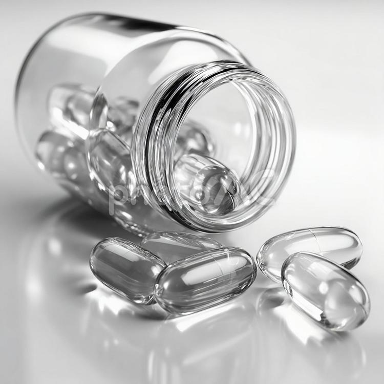 医療や健康製品のイメージに使えるカプセル 薬,カプセル,サプリメントの写真素材