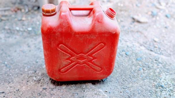 Photo, polytank, carrying can, red, 