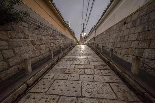 石畳の坂道 石畳の坂道の写真
