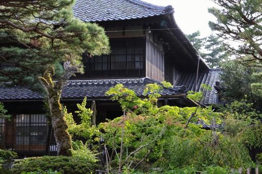 北方文化博物館 伊藤邸・日本庭園 新潟 北方文化博物館 伊藤邸・日本庭園 新潟 北方文化博物館,伊藤邸,主屋棟の写真素材