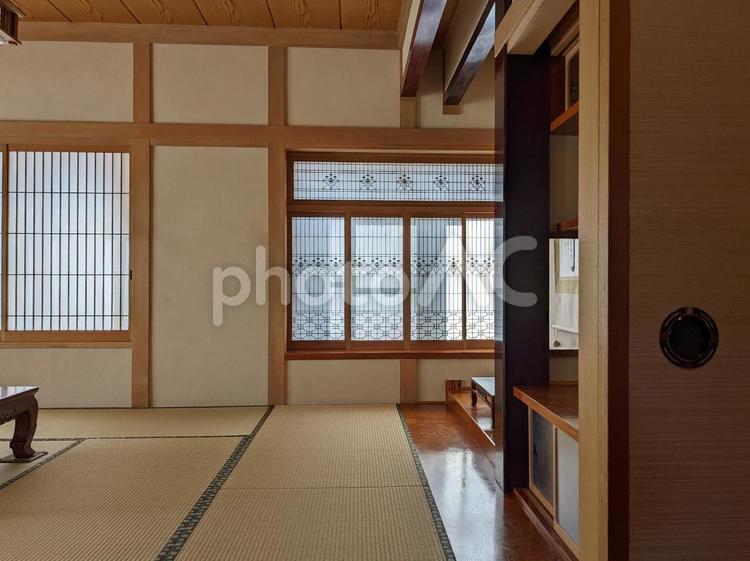 和室の風景 和室,障子,畳の写真素材
