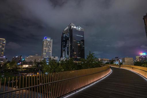 都市夜景 都市夜景 都市夜景,夜景,大阪の写真素材