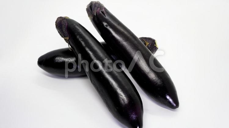新鮮なナスのクローズアップ なす,茄子,野菜の写真素材