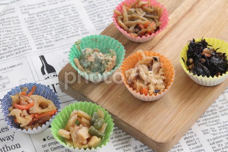 冷凍のお弁当用総菜 お弁当,総菜,冷凍の写真素材
