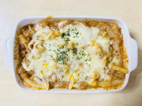 ミートグラタン　真上　アップ ミートグラタン,料理,おかずの写真素材