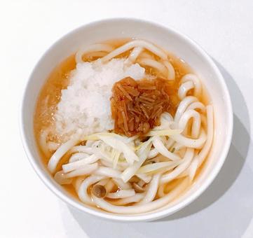 なめ茸大根おろしうどん なめ茸大根おろしうどん,おろしなめ茸うどん,なめ茸おろしうどんの写真素材