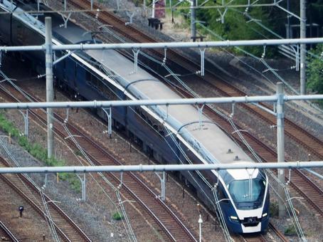 サフィール踊り子 サフィール踊り子,特急,電車の写真素材