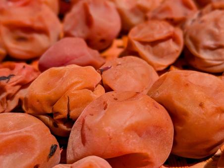 Photo, salted plum, perilla plum, plum, 
