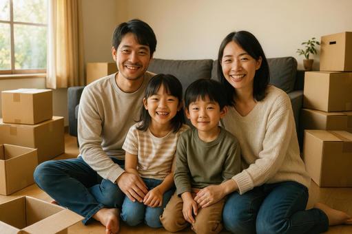 移住先での暮らしの始まりの写真