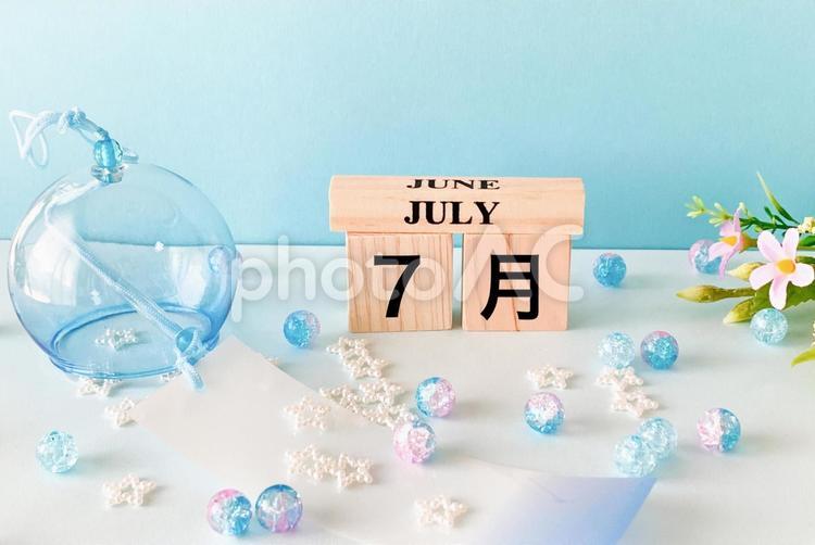 7月のイメージ 7月,july,夏の写真素材