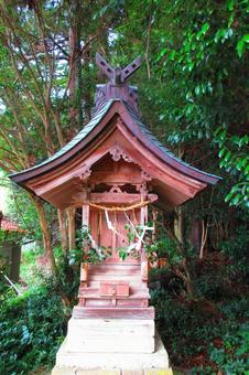 島根県-物部神社-八重山神社 島根県-物部神社-八重山神社 物部神社,神社,石見国の写真素材
