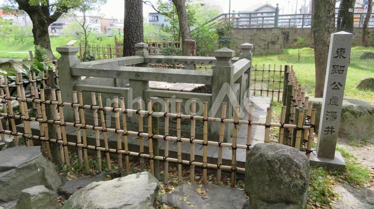 岡崎城　東照公産湯の井戸 岡崎城,龍城,徳川家康の写真素材