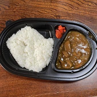 カレーライス弁当 カレー,カレーライス,弁当の写真素材