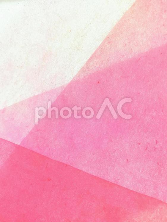 和紙　重ねた桜ピンク(縦) 和紙,背景,紙の写真素材