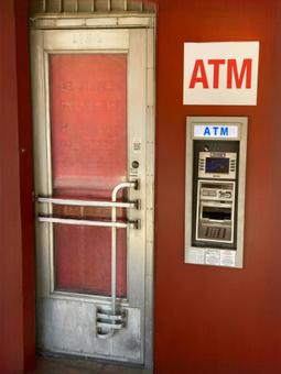 ATM(アメリカ) ATM(アメリカ) atm,現金自動預け払い機,銀行の写真素材