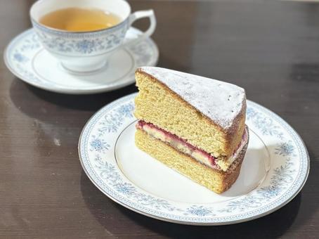 ビクトリアケーキ ビクトリアケーキ ビクトリアケーキ,ヴィクトリアケーキ,焼菓子の写真素材