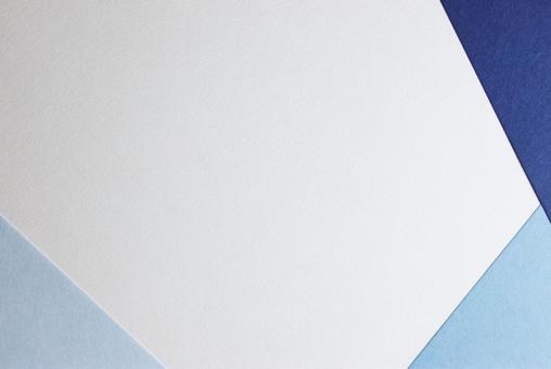 紙の背景テンプレ_白青の写真