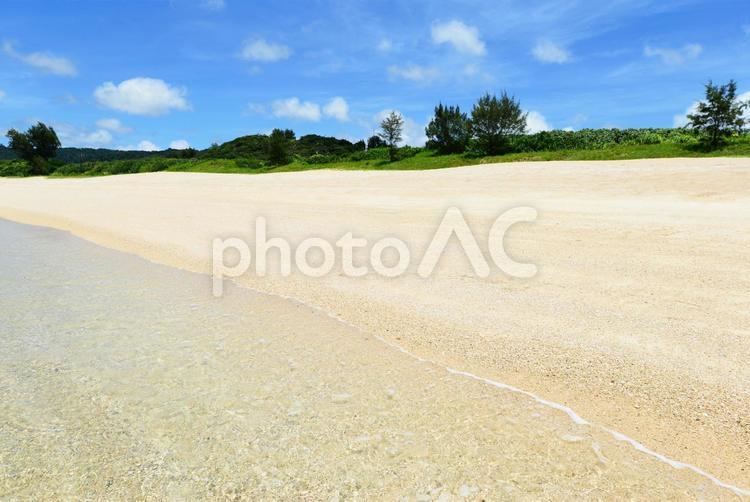 沖縄　美しい海の風景　プライベートビーチ 日本,沖縄,海の写真素材
