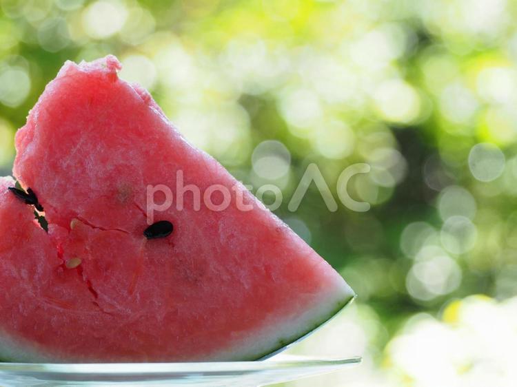 夏のおやつ　スイカ⑤ 西瓜,スイカ,すいかの写真素材