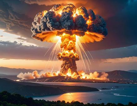 核爆発　イメージの写真