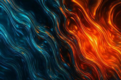 溶けたガラスの流体のイメージ・背景素材 溶けたガラスの流体のイメージ・背景素材の写真