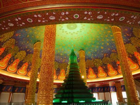 幻想的なお寺 ワット,寺,寺院の写真素材