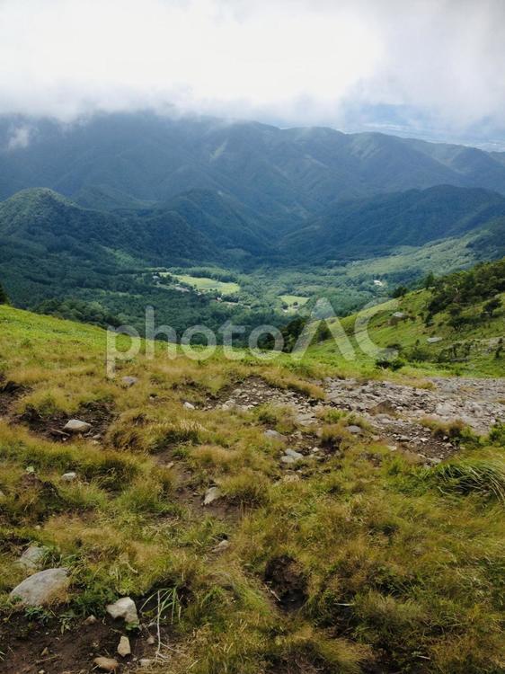 長野県　美ヶ原高原 ハイキング,長野県,美ヶ原高原の写真素材