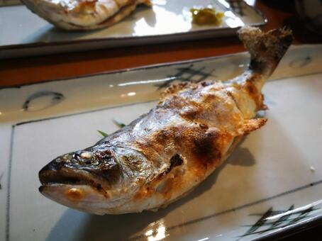 焼き魚 焼き魚の写真