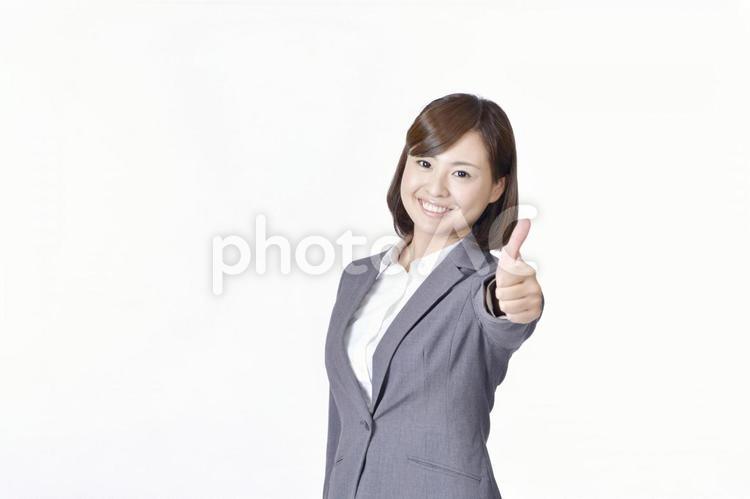 グーサインを出す女性6 女性,ビジネスウーマン,グーサインの写真素材