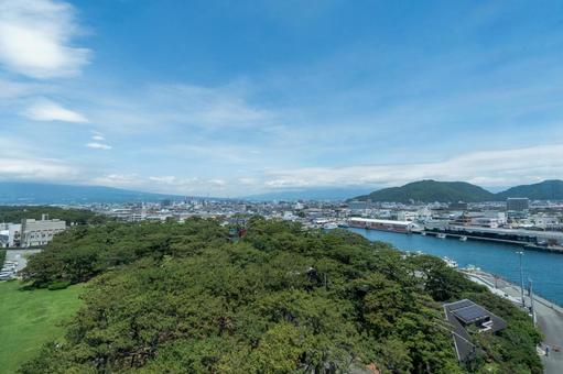 平穏な沼津港の風景 平穏な沼津港の風景の写真