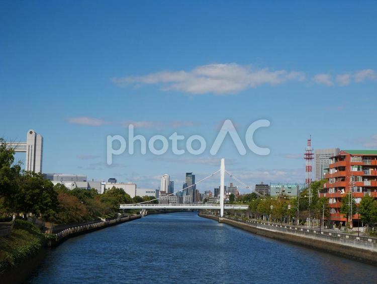 堀川と国際会議場 外,屋外,野外の写真素材