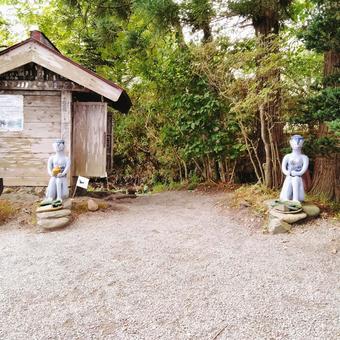 カッパ淵の風景 2025 カッパ淵の風景 2025 カッパ淵,小川,河童伝説の写真素材