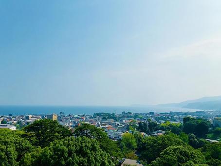 小田原の遠景2 小田原の遠景2 小田原,海,街並みの写真素材