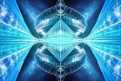 フラクタルアートの背景12の写真