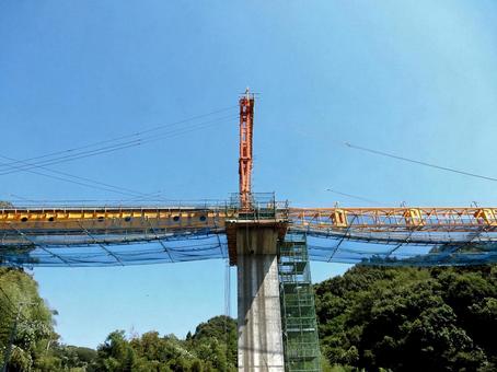 【工事写真】道路建設現場 【工事写真】道路建設現場 道路,橋梁,架設の写真素材