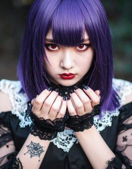 地雷系女子・憂鬱なむらさきさんの本気 地雷系女子・憂鬱なむらさきさんの本気の写真