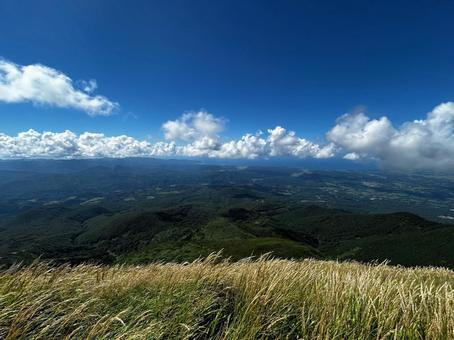 岩木山頂からの風景 岩木山頂からの風景の写真