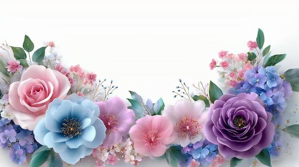 花の背景素材 花の背景素材の写真
