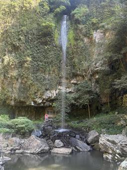 裏見の滝 大村 長崎 裏見の滝 大村 長崎 裏見の滝自然花苑,滝,自然の写真素材