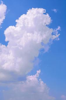 青空と入道雲 青空と入道雲の写真
