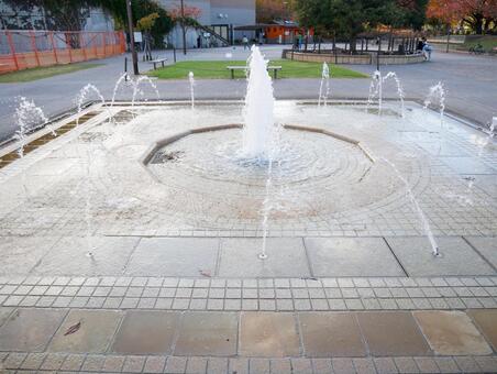 公園の噴水 噴水,公園,水の写真素材