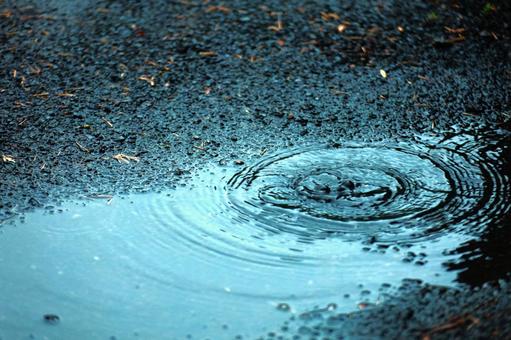 雨の波形ー自然の美 雨の波形ー自然の美 雨のしずく,雨の波形,雨の日の写真素材
