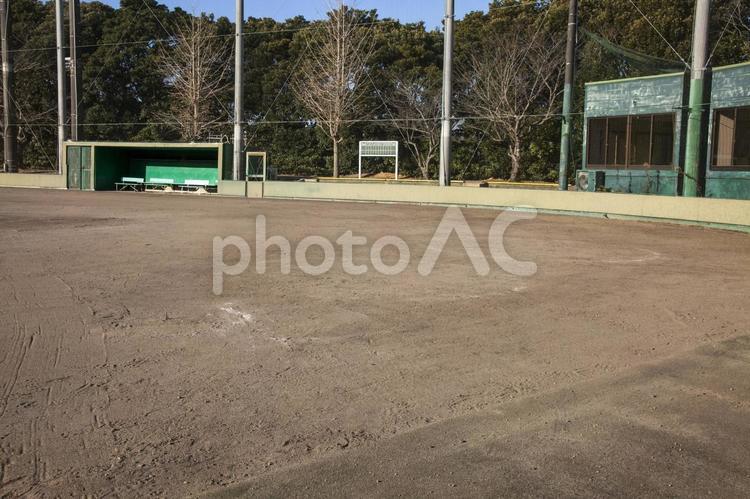 渥美運動公園野球場11（田原市） 野球,球場,大会の写真素材